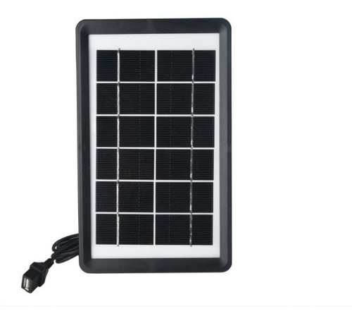 Painel Placa Solar Fotovoltaica 3w 5v Usb 2.0