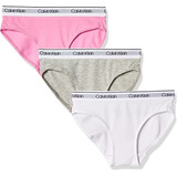 Bikini De Algodón Panty 3 Unidades Calvin Klein 7/8