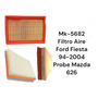 Filtro Aire Tipo Panel Ford Fiesta 94-2004 Probe Mazda 626 Ford Probe