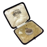 Antiguo Reloj Bolsillo Oro 18k Diamante Dama Estuche Orignal