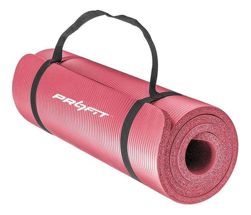 Colchoneta Nbr Mat Yoga Pilates Tapete Ejercicio 1,5 Cms Gym Color Rosa