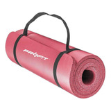 Colchoneta Nbr Mat Yoga Pilates Tapete Ejercicio 1,5 Cms Gym Color Rosa