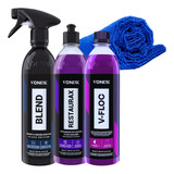 Cera Carnauba Blend Black Vonixx + V-floc + Restaurax