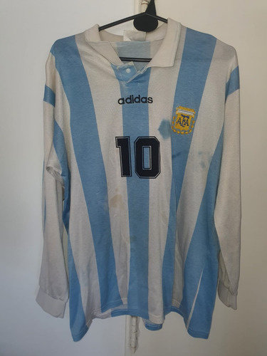 Camiseta Seleccion Argentina 1994 Titular #10 Maradona T4