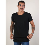 Remera Basica Con Lycra Cuello Bote Marca El Don Vintage