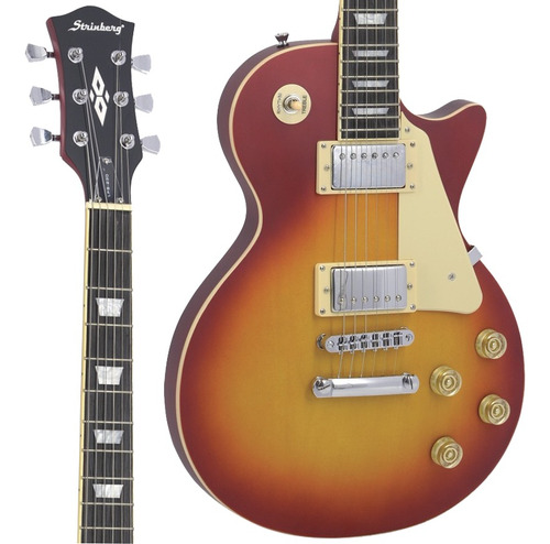 Guitarra Strinberg Les Paul Lps230 Cherry Sunburst Satin