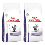 Royal Canin Veterinary Diet Feline Calm Para Gato Adulto Todos Los Tamaños Sabor Mix Pack De 2 Unidades En Bolsas De 2kg