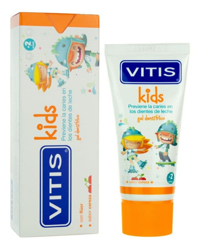 Vitis Kids Gel Dentrifico Para Niños 50 Ml