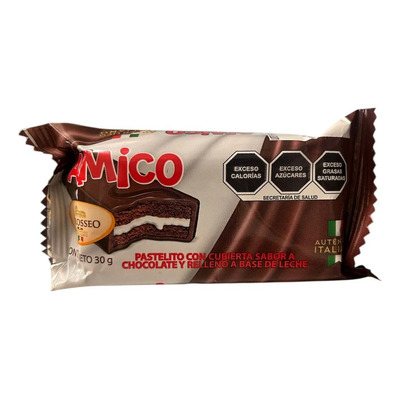 Pastelito Chocolate Amico 30g Colosseo Snack Práctico y Delicioso | MercadoLibre