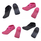 4 Pares Fitness Pilates Ballet Calcetines Mujer Zapatos