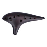 Flauta Clásica Alto C Ocarina Dolomite Shell De 12 Agujeros