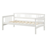 Sofá Cama Dorel Living Kayden De Madera Maciza, Madera, Blan