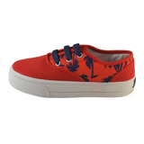 Zapatilla Náutica Rojo Palmeras Reef Kids