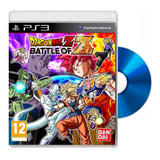 Dragon Ball Z Battle Of Z Ps3 Fisico Sellado Original Nuevos