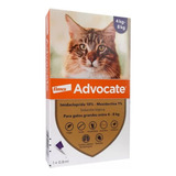 Advocate Pipeta Antiparasitario Antipulgas Gato 4 A 8 Kg