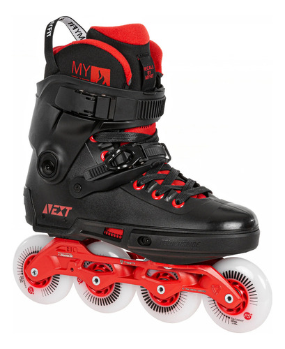 Rollers Powerslide Next Black Red 80 - Freeskate Slalom