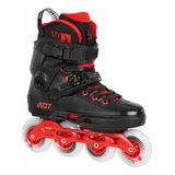 Rollers Powerslide Next Black Red 80 - Freeskate Slalom