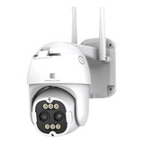 Cámara De Seguridad,wifi 8mp Inalámbrica Doble Lentes Blanco