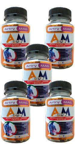 Artri Mag Plus 30 Caps 5 Piezas Sabor Sin Sabor