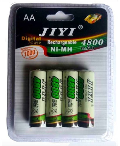 Pilas Recargables Aa 4800 Mah 4 Unidades