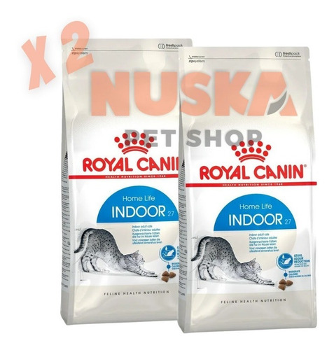 Royal Canin Indoor Cat 7.5 Kg X 2 Unidades Gato Hogareño