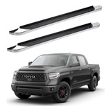 Estribos Regal Negros Toyota Tundra 2007 - 2021 Doble Cabina