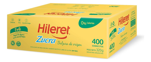 Edulcorante Hileret Zucra 400 Sobres