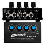 Amplificador De Fone De Ouvido Lexsen Lha4c 4 Canais