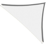 Toldo Vela Decorativa Triangular Blanca 98% 3m X 4m X 4.9m