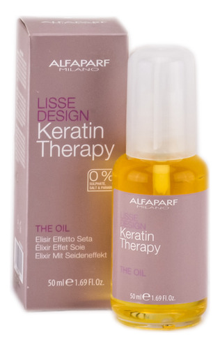 Aceite Alfaparf Milano Lisse Design Keratin Therapy 50 Ml