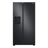 Geladeira Samsung Side By Side Rs60 602l Black Inox Look