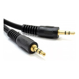 Cable Auxiliar Plug A Plug Estereo Puntas Doradas Envios