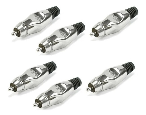 6 Plugs Conector Santo Angelo Rca N PLG A/v Rcan