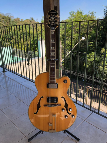 Guitarra Acústica EpiPhone Broadway Com Upgrades (ac.trocas)