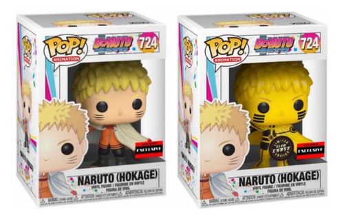Funko Pop Naruto Hokage Aaa Exclusive & Chase Set De 2