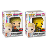 Funko Pop Naruto Hokage Aaa Exclusive & Chase Set De 2