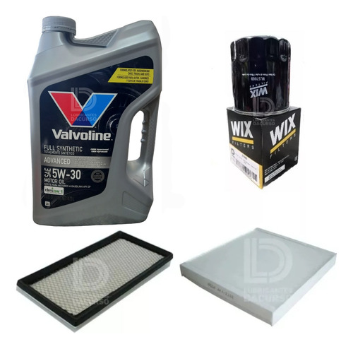 Kit De Filtros Para Jeep Compass 2.4 06-11 + Valvoline 5w30 Foto 2