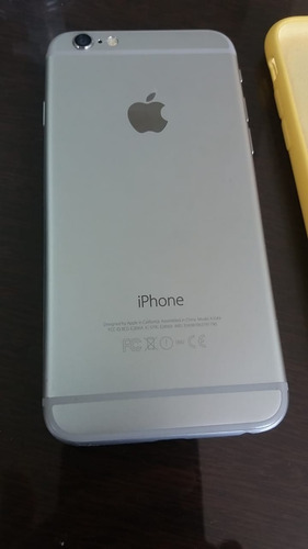 iPhone 6 64gb C/ Cx, Fone  Na Cor Prata E Branco