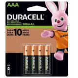 Pilha Recarregável Aaa 900-mah (cartela C/4 Pilhas)