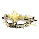Máscaras Venecianas Para Baile Dorada Ajustables