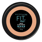 Polvo Compacto Maybelline Fit Me Mate & Sin Poros Natural Bu