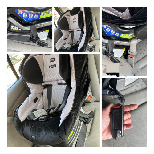 Cbutaca Bebe Para Auto Con Cinturón, Isofix Britax.  