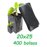 Bolsas Plantas Almácigos Agricola 20x25 Kit 400 Unidades