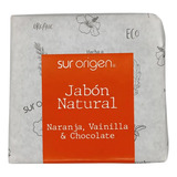 Jabón Natural Naranja, Vainilla & Chocolate Sur Origen