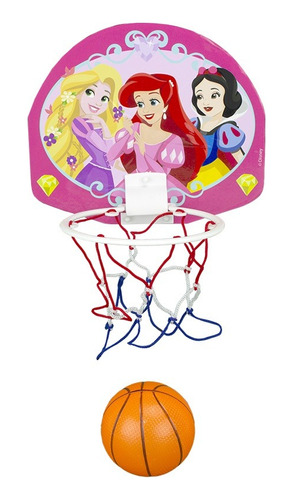 Brinquedo Infantil Princesas Disney Tabela Basquete Com Bola