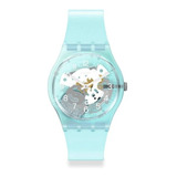 Reloj Mujer Swatch Gl125 Morning Sky /relojería Violeta