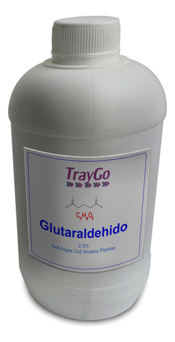 Glutaraldehido 2.5% Anti Algas Co2 Acuario Plantas Antialgas