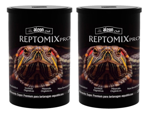 Ração Para Tartaruga Reptomix Pro Alcon 560gr Kit C/2 Un