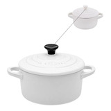 Mini Cocotte Cerâmica 250ml - Oficial Le Creuset - Branco