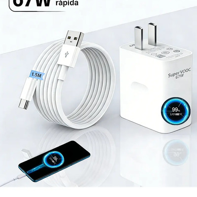 Allaceryvva 67W Cargador Para Oppo Oneplus Realme Supervooc Rápido Carga Tipo C para realme 12 Pro plus para OPPO Reno12 F 5g A57 para OnePlus 13 5G Para Reno13F A60 Para Reno7 Find X8 para Oneplus 13 | MercadoLibre